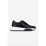 Valmenti Erkek Hakiki Deri Siyah Sneakers & Spor Ayakkabı 864 1071 Erk Ayk SK25-26 Sıyah