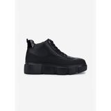 Valmenti Erkek Hakiki Deri Siyah Sneakers & Spor Bot