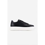 Valmenti Erkek Hakiki Deri Sneakers & Spor Ayakkabı 04 1108 Erk Ayk Y26 Sıyah Fltr/dr - Siyah