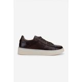 Valmenti Erkek Hakiki Deri Sneakers & Spor Ayakkabı 233 5629 Erk Ayk Y25 Kahve Alkl - Kahverengi