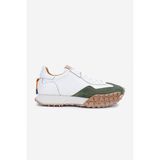 Valmenti Erkek Hakiki Deri Sneakers & Spor Ayakkabı 325 2891-440 Erk Ayk Y25 Bej/ysl Suet - Bej - Yeşil