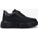 Valmenti Erkek Hakiki Deri Sneakers & Spor Ayakkabı 381 22035 Erk Ayk SK25-26 Syh Dr/syh Mat - Siyah