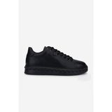 Valmenti Erkek Siyah Hakiki Deri Sneakers & Spor Ayakkabı 352 23058 Erk Ayk SK25-26 Sıyah Dr - Siyah Deri