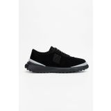 Valmenti Erkek Siyah Süet Hakiki Deri Sneakers & Spor Ayakkabı