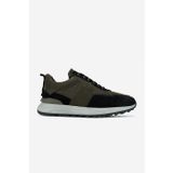 Valmenti Gri-Siyah Erkek Deri Sneaker 352 21362 ERK AYK SK24-25