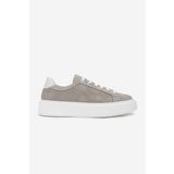 Valmenti Kadın . Bej Süet Sneakers & Spor Ayakkabı 1050 01 BN AYK SK24-25 BEJ SUET