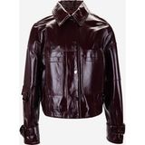 Valmenti Kadın Hakiki Deri Bordo Deri Mont 616 Z-4043 Bn Derımont SK25/26 Bordo Zeno Zıg - XL