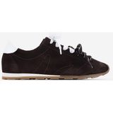 Valmenti Kadın Hakiki Deri Kahverengi Süet Sneakers & Spor Ayakkabı 154 7028 Bn Ayk Y26 Kahve Suet