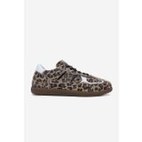 Valmenti Kadın Hakiki Deri Leopar Sneakers & Spor Ayakkabı