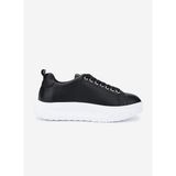 Valmenti Kadın Hakiki Deri Siyah Deri Sneakers & Spor Ayakkabı