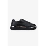 Valmenti Kadın Hakiki Deri Siyah Floter Sneakers & Spor Ayakkabı 1116 410 BN AYK SK25-26 SIYAH FLTR