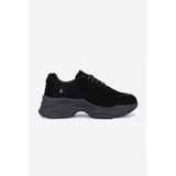 Valmenti Kadın Hakiki Deri Siyah Sneakers & Spor Ayakkabı 154 3396 Bn Ayk SK25-26 Syh Suet/rgn
