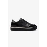 Valmenti Kadın Hakiki Deri Siyah Sneakers & Spor Ayakkabı 258 3560 BN AYK SK25-26 SIYAH
