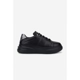 Valmenti Kadın Hakiki Deri Siyah/antrasit Sneakers & Spor Ayakkabı 1116 16000 Bn Ayk SK25-26 Sıyah/antrasıt - Siyah - Antrasit