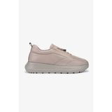 Valmenti Kadın Hakiki Deri Vizon Sneakers & Spor Ayakkabı 1107 522 BN AYK SK25-26 VIZON