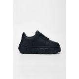 Valmenti Kadın Siyah Floter Deri Sneakers & Spor Ayakkabı 1011 6186 Bn Ayk SK23/24