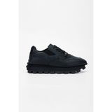 Valmenti Kadın Siyah Floter Deri Sneakers & Spor Ayakkabı 1011 6215 Bn Ayk SK23/24