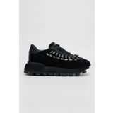 Valmenti Kadın Siyah Süet Hakiki Deri Sneakers & Spor Ayakkabı