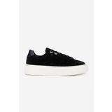 Valmenti Kadın Siyah Süet Sneakers & Spor Ayakkabı 1050 01 BN AYK SK24-25 SIYAH SUET