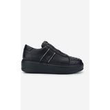 Valmenti Kadın Sneakers & Spor Ayakkabı 1011 6627 Bn Ayk SK24-25 Syh Fltr/yln - Siyah