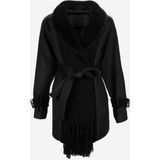 Valmenti Kadın Tekstil Siyah Mont 616 5228 Bn Kurk SK24/25 Sıyah - XL