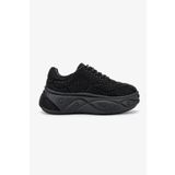 Valmenti Kadın Vegan Siyah Sneakers & Spor Ayakkabı 921 K25-0017 BN AYK Y24 SIYAH