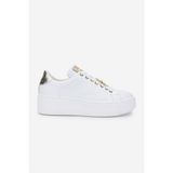 Valmenti Méliné Kadın Deri Sneakers & Spor Ayakkabı 1117 664 Acc-Pf Bn Ayk Y25 Bıanco Lam. - Beyaz