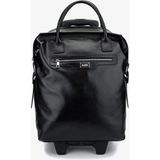 Valmenti Unisex Hakiki Deri Siyah Deri Valiz 147 5237 Valız Y25 Sıyah Dr - 43*47*19