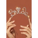 Valmont Accessories Bride Kristal Taşlı Işıltılı Bekarlığa Veda Tacı
