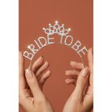 Valmont Accessories Bride To Be Kristal Taşlı Işıltılı Bekarlığa Veda Tacı