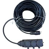 Valor 3 Lü Kauçuk Seyyar Uzatma Kablosu 20 Metre 3x2.5 mm