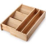 Valor Deconox Ayarlanabilir Bambu Kaşıklık ve Çekmece Içi Organizer - 5-7 Bölmeli Genişleyebilir Çatal Bı