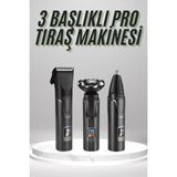 Valor Dijital Göstergeli 3 Başlıklı Tıraş Makinesi Islak Kuru Lazer Öncesi Günlük