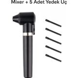 Valor Dövme Pigment & Boya Karıştırıcı | Siyah Pigment Mixer + 5 Adet Yedek Uç