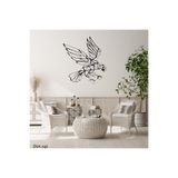 VALOR MAKİNA TASARIM GEOMETRİK TASARIMLI KARTAL TABLO SİYAH 30 x 32