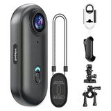 Valor Mini 4K Wıfı Aksiyon Kamerası Vücut Kamerası Giyilebilir Video Kaydedici