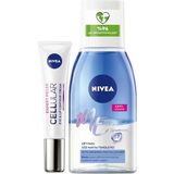 Valor Nivea Çift Etkili Göz Makyaj Temizleyici 125ML ve Cellular Dolgunlaştırıcı Göz Bakım Kremi 15ML,CIL