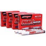 Valor Rayno Paint Marker 12’li Set | Tüm Yüzeyler Için Kalıcı Boya Markörü | Metal Cam Plastik Ahşap Taş