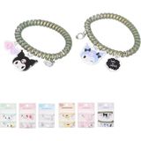 Valor Sanrio Lisanslı 2'li Spiral Saç Lastiği - Kuromi - Hello Kitty - My Melody - Cinnamoroll