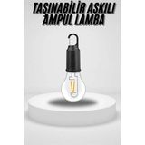 Valor Taşınabilir Askılı Ampul Kamp Lambası Askılı Type-C Şarjlı Bahçe Lambası