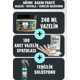 Valor Vazelin, Abeslang Spatula ve Temizlik Solüsyonu - Profesyonel Dövme Temizlik Seti