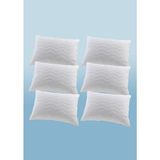 Valoroso Tekstil Fermuarlı Kapitoneli Yastık Alezi 6'lı - 50 x 70 cm - Beyaz