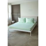 Valoroso Tekstil Lastikli Çarşaf Seti ( Yastık Kılıfı Dahil ) 4 Ebat - 90 X 190 - Fıstık Yeşili