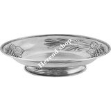 Valpeltro 34 cm Kalay Dekorlu Oval Servis