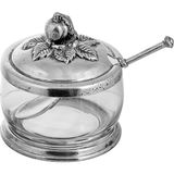 Valpeltro Kalay Cam Reçellik 9 x 9 cm - Gümüş - Standart
