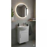 Valrise Banyo Ve Tuvalet Mini Köşe Lavobo 28X45 Cm (Banyo Dolabı Dahil)