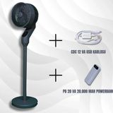 Vals 3D Salınım 12 Hız Iyonizer Powerbank USB Kablo Paket Antrasit Valstronot 8000261