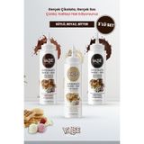 Valse Gerçek Çikolatalı Sos Set 3 x 330 Gr (Sütlü ,Beyaz, Bitter) Glutensiz Waffle & Pankek & Meyve