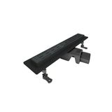 Valtemo Starline Base 40 Cm Duş Kanalı Yandan Çıkış (Siyah)