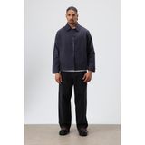 Vamos Boxy Fit Gabardin Ceket Füme